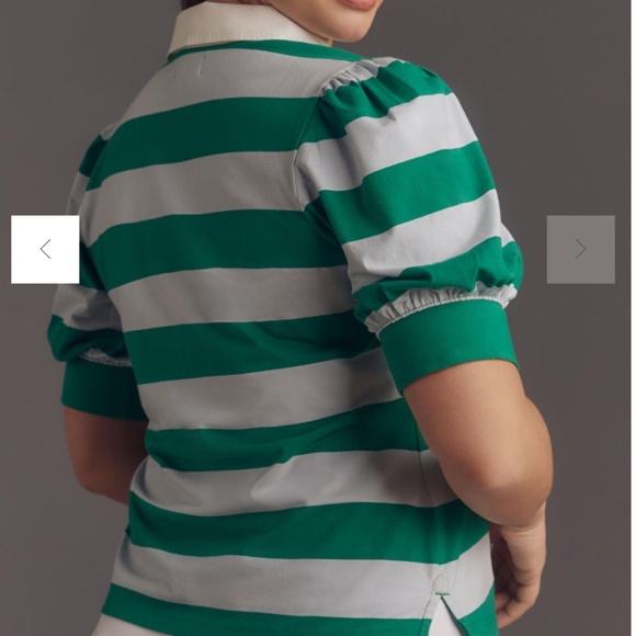 🎾 ANTHROPOLOGIE PLUS MAEVE POLO TOP 🎾 - Picture 2 of 3